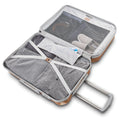 American Tourister Pirouette NXT Hardside Large Checked Luggage with Spinner Wheels Ultramarine