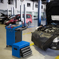 2 in 1 Rolling Tool Chest, 5-Drawer Tool Storage Cabinet with Wheels, Adjustable Shelf, Tool Box Organizer for Garage Warehouse Workshop